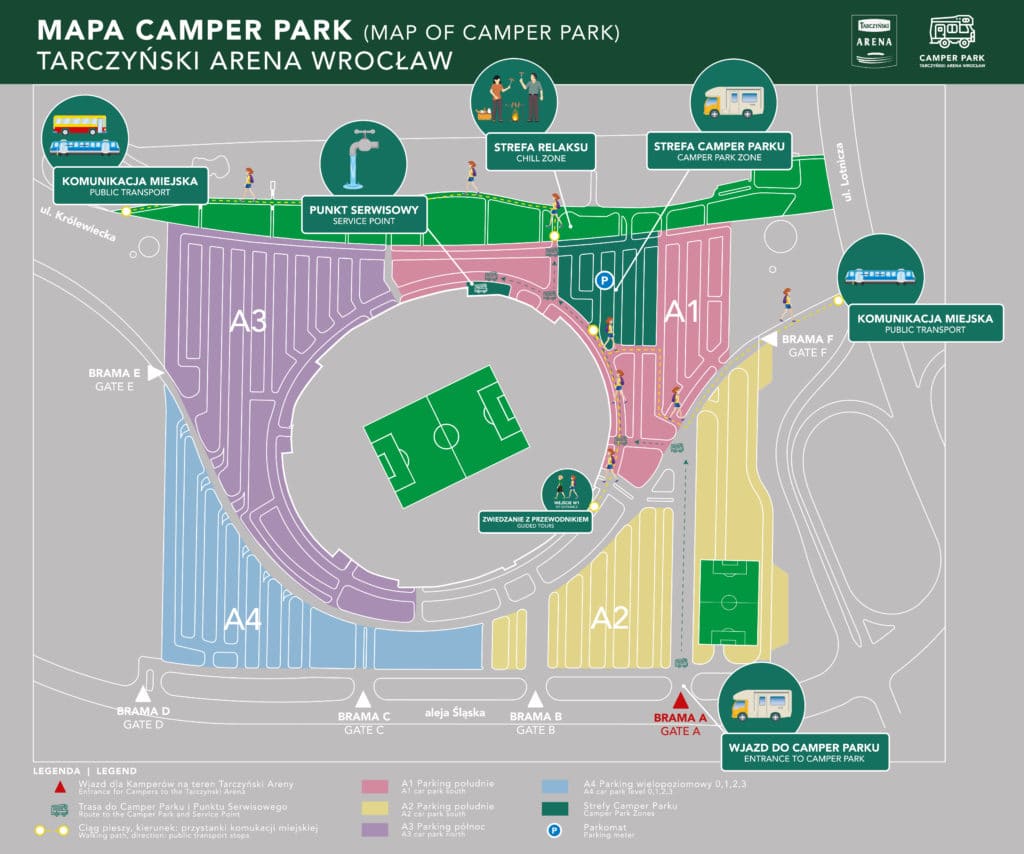 Mapa Kamper Park